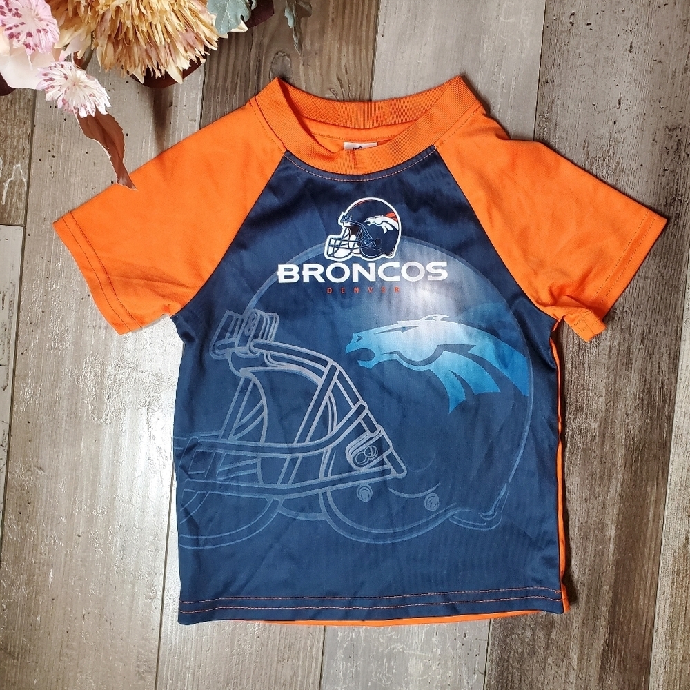 Denver Broncos Performance Baby Toddler T-Shirt NFL Graphic Tee Size 3T EUC